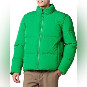 New Amazon Essentials Mens Mock Neck Heavyweight Puffer Coat,size xs
